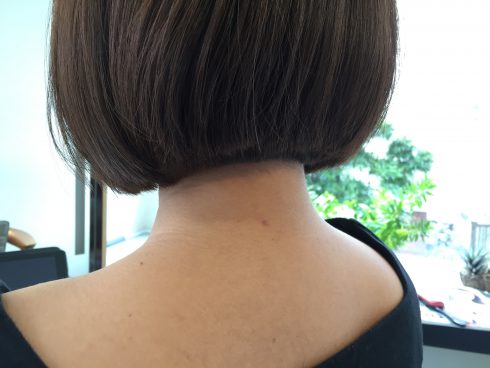 くせ毛考慮 まとまるワンレングスボブ髪型 代官山ぼたん美容室 Hair Botao